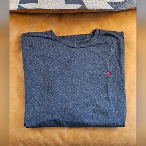 Polo by Ralph Lauren Men's Heather Blue T-Shirt